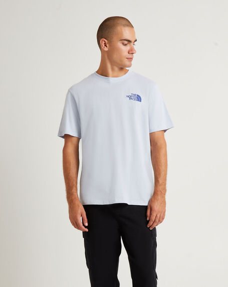 Places We Love Short Sleeve T-Shirt Dusty Periwinkle Grey