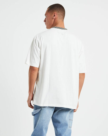Mountains Baggy Short Sleeve T-Shirt in Vinatge White