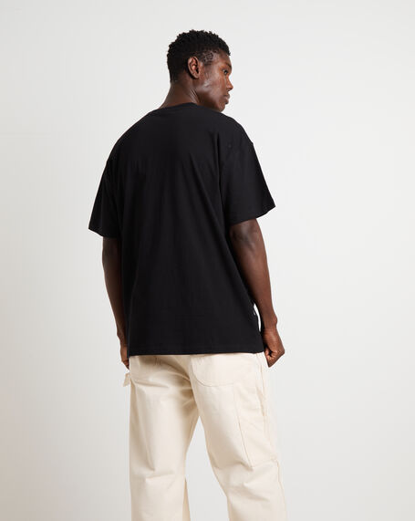 Gone Moody 50-50 AAA Short Sleeve T-Shirt in Washed Black