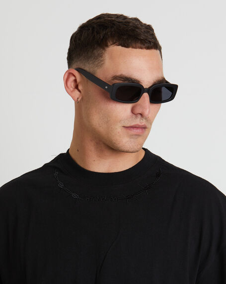 Dynamite Sunglasses in Matte Black/Smoke Mono