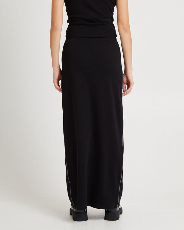 Pitch Piped Maxi Jersey Skirt, hi-res image number null