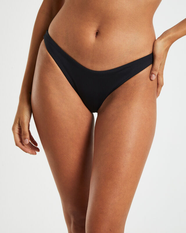Low Waisted Classic Bikini Bottoms in Black, hi-res image number null