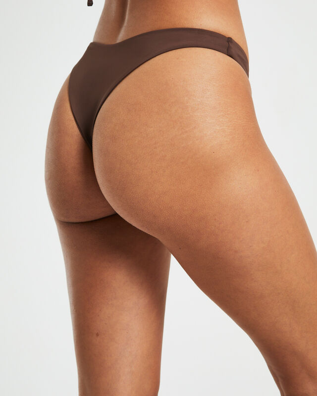 Cheeky Bikini Bottoms in Coffee Brown, hi-res image number null