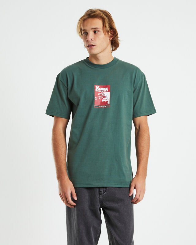 Workwear Short Sleeve T-shirt Duck Green, hi-res image number null