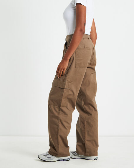 Donna Cargo Pants Walnut Brown
