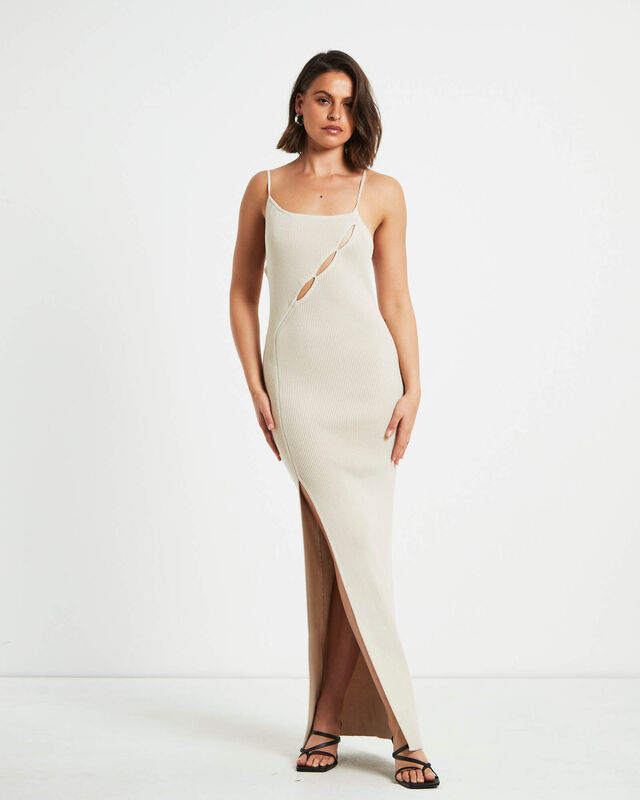 Petra Maxi Dress in Sand, hi-res image number null