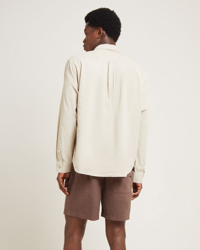 Grover Cord Long Sleeve Shirt Natural, hi-res image number null