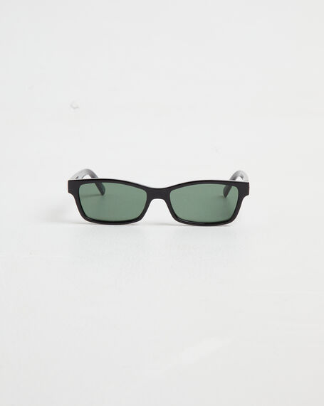 Le Sustain Plateaux Sunglasses in Black/Khaki Mono