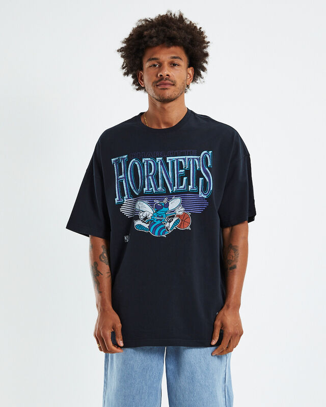 Underscore Charlotte Hornets T-shirt Faded Black, hi-res image number null