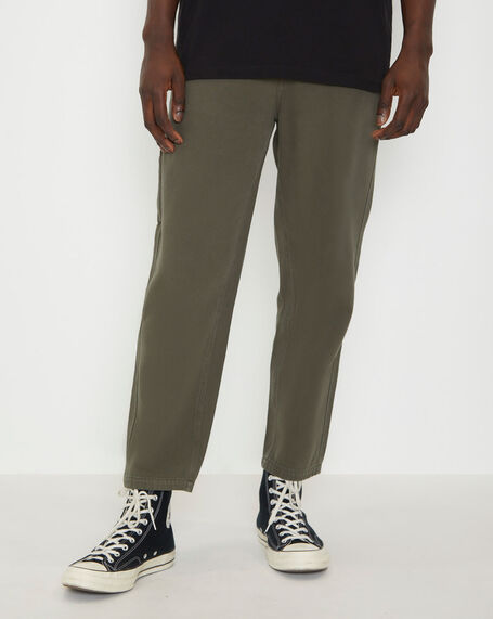 Carpenter Pants in Faded Military Green