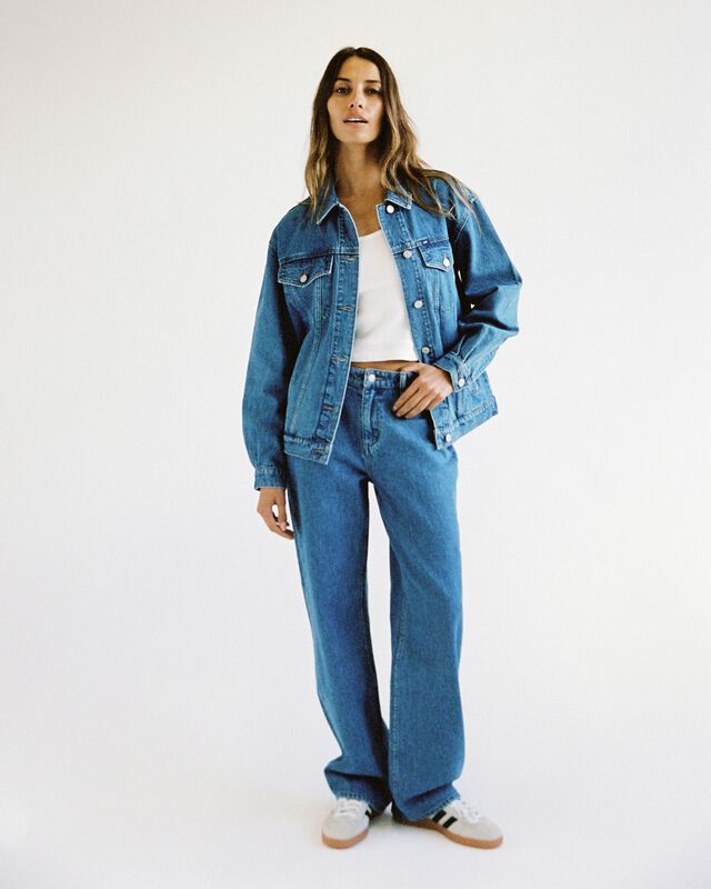 Signature Mid Baggy Jeans Next Blue, hi-res image number null