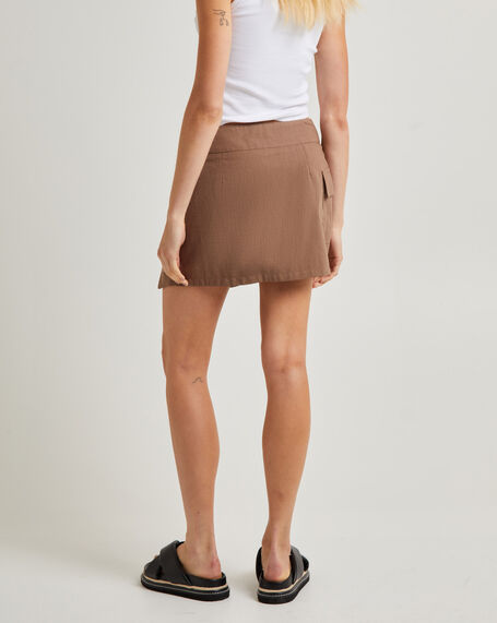 Kendra Split Mini Skirt