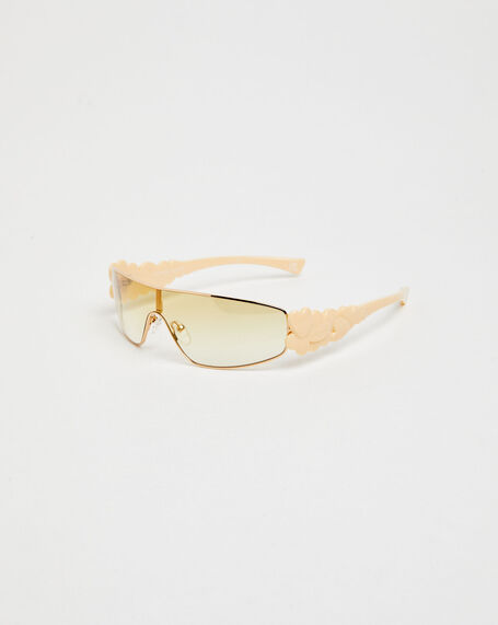 Temptress Sunglasses Bright Gold/Tan