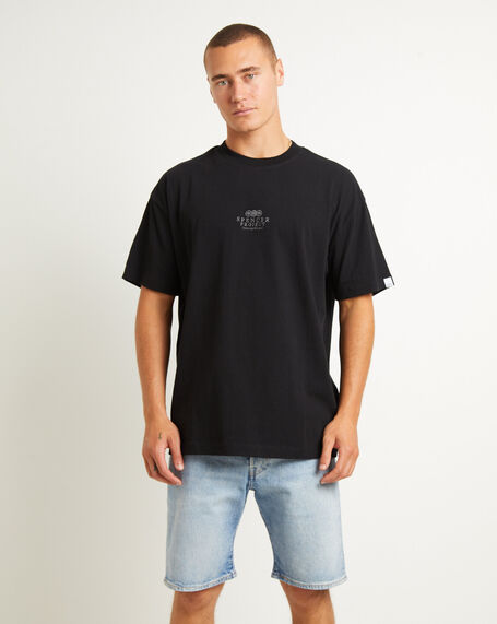Court Short Sleeve T-Shirt in Black