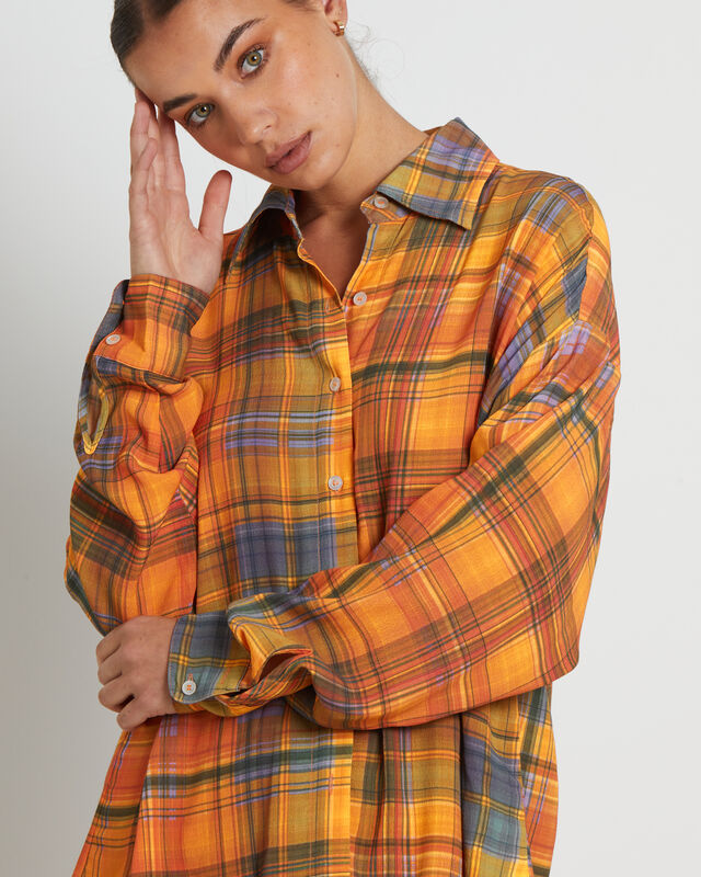 Maple Long Sleeve Shirt in Camden Check, hi-res image number null