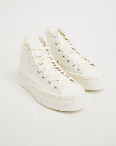 Chuck Taylor All Star Modern Lift Hi Top Sneakers in Egret
