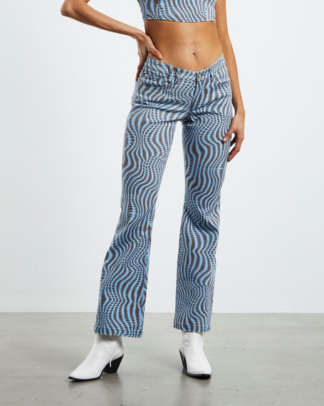 Hypnotise Low Rise Bootcut Pants Assorted