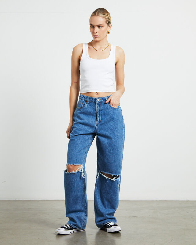 High Baggy Jeans Next Decon Blue, hi-res image number null