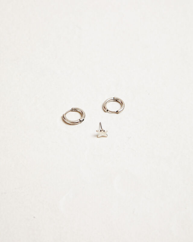 Earring 3 Pack in Silver, hi-res image number null