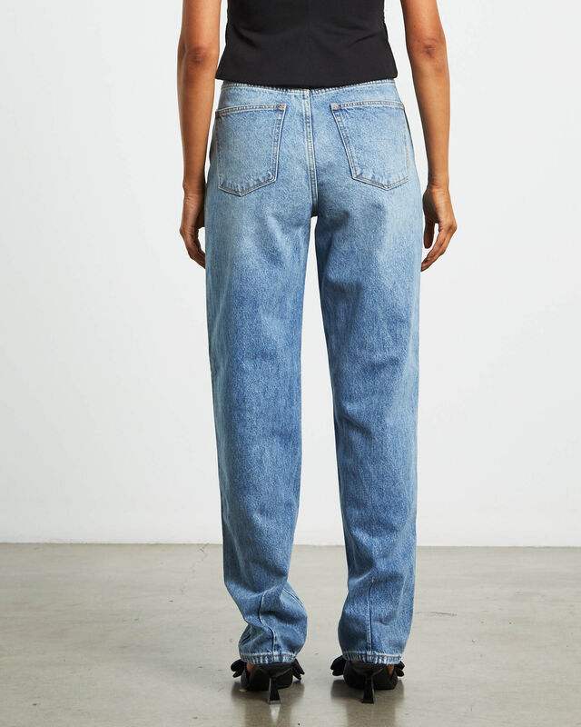 Sade Baggy Denim Jeans in Phase Blue, hi-res image number null