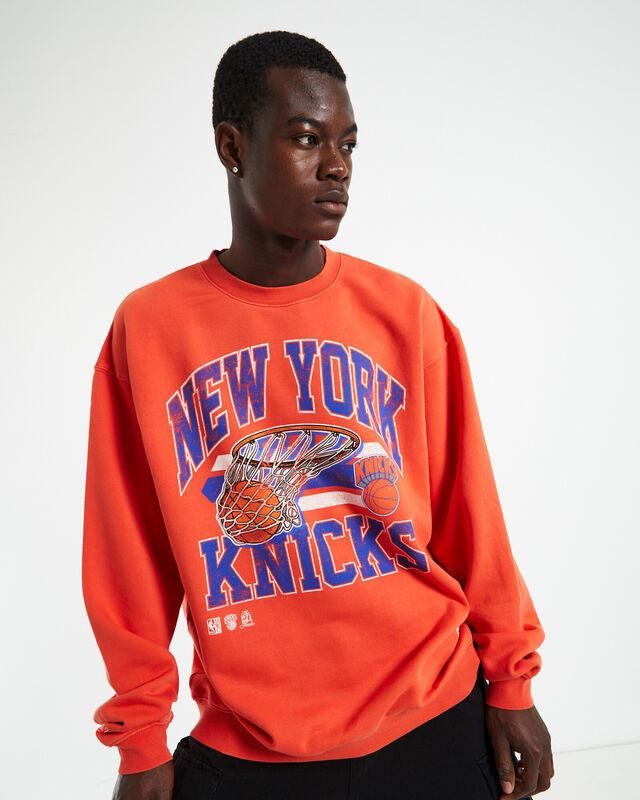 Bucket New York Knicks Crew Neck Orange, hi-res image number null