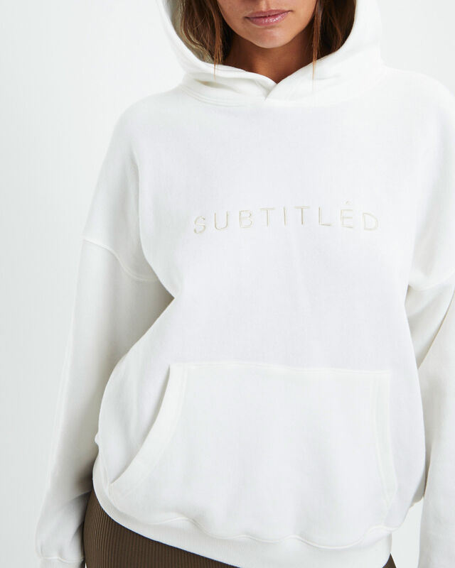 State Oversized Hoodie White, hi-res image number null