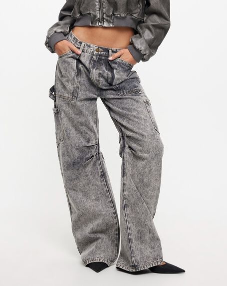 Miami Vice Jeans in Stone Grey