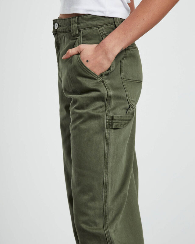 A Carrie Carpenter Jeans Army Green, hi-res image number null