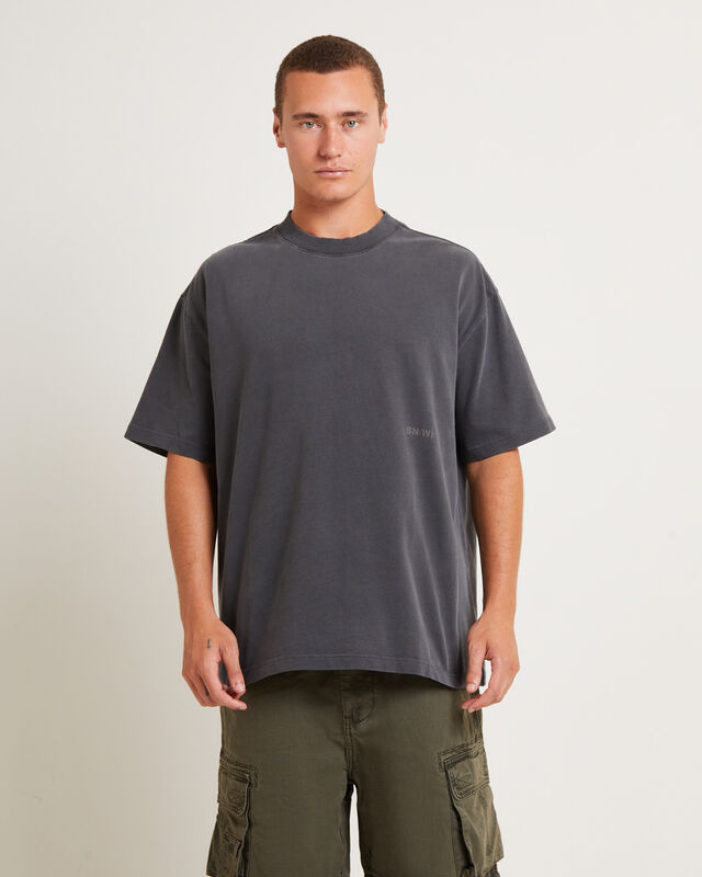 Relative Regulations Short Sleeve T-Shirt in Pewter Grey, hi-res image number null