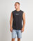 Gritter Muscle Tee in Black
