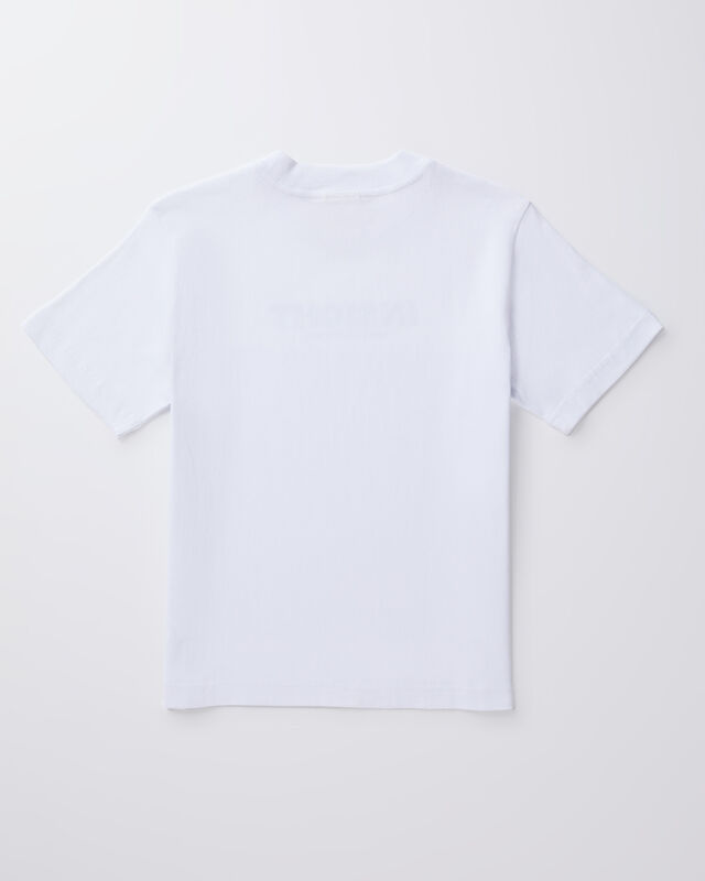 Teen Boys Atom Short Sleeve T-Shirt in White, hi-res image number null