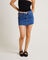 Y2K Low Mini Famous Denim Skirt in Blue
