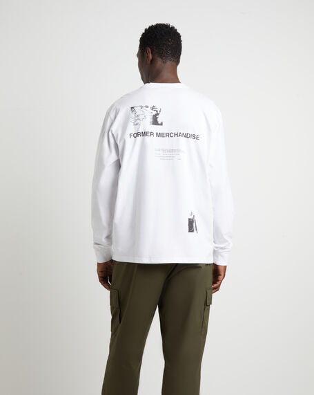 Sincere Long Sleeve T-Shirt in White