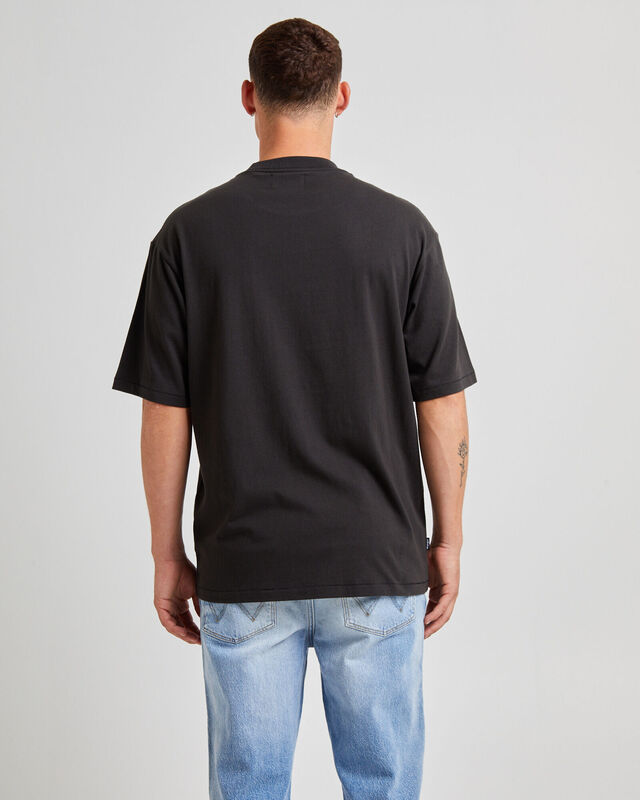 Crazytown Slacker T-Shirt Worn Black, hi-res image number null