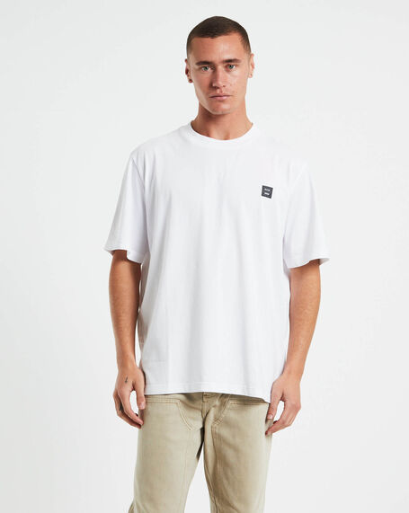 Samo Repair Short Sleeve Logo T-Shirt in White