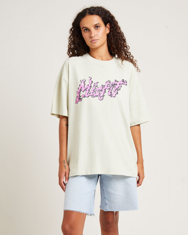 Sleeping Cells Oversized Tee Thrift White, hi-res image number null
