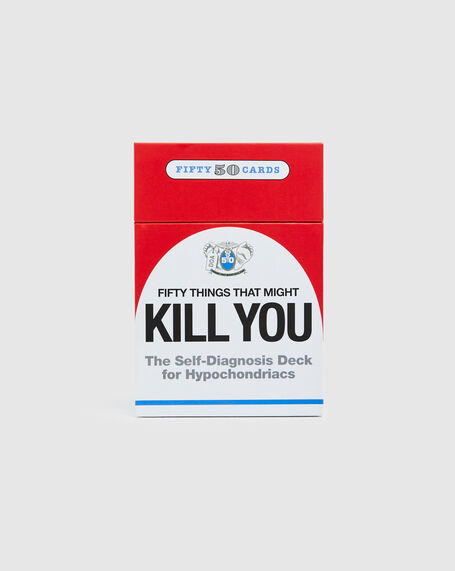Fifty Things That Might Kill You Card Deck