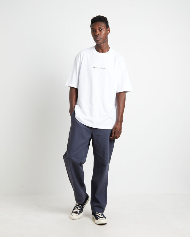 L-Four Baggy Pants in Washed Navy, hi-res image number null