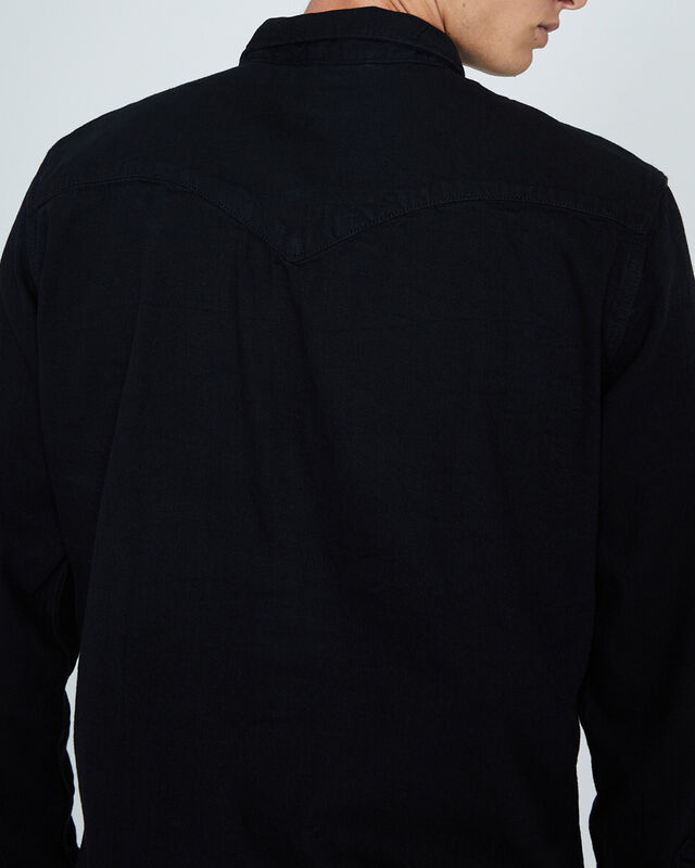 Barstow Western Standard Shirt Black, hi-res image number null