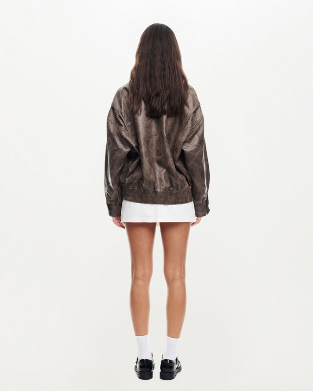 Kenny Bomber Jacket Chocolate, hi-res image number null