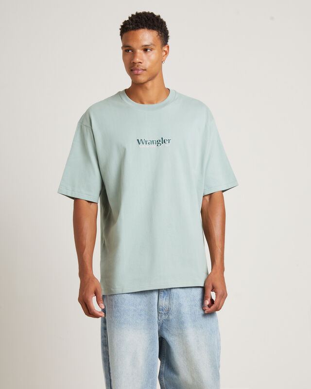Modello Slacker Short Sleeve T-Shirt in Washed Jade, hi-res image number null
