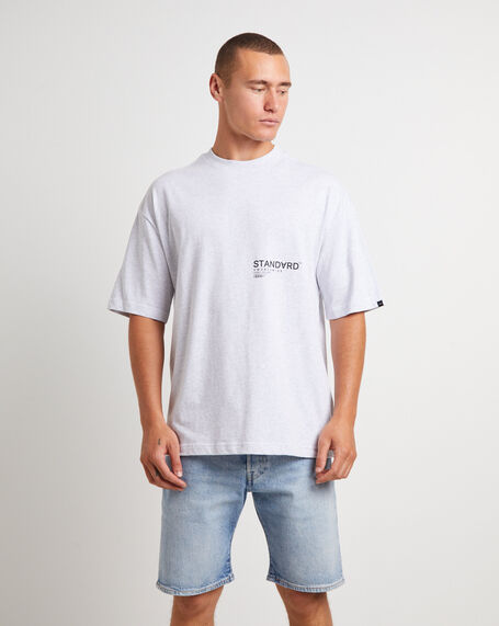 Copyright Short Sleeve T-Shirt in Frost Marle Grey