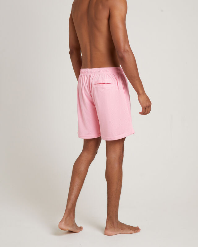 Graffiti Mesh Shorts in Pink, hi-res image number null