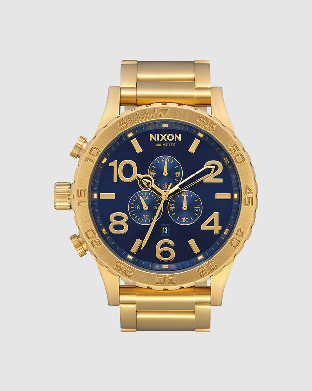 51-30 Chrono Watch Gold/Blue Sunray, hi-res image number null