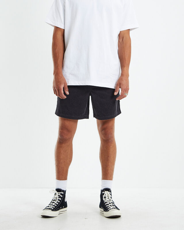 Bedford Cord Shorts Slate Grey, hi-res image number null