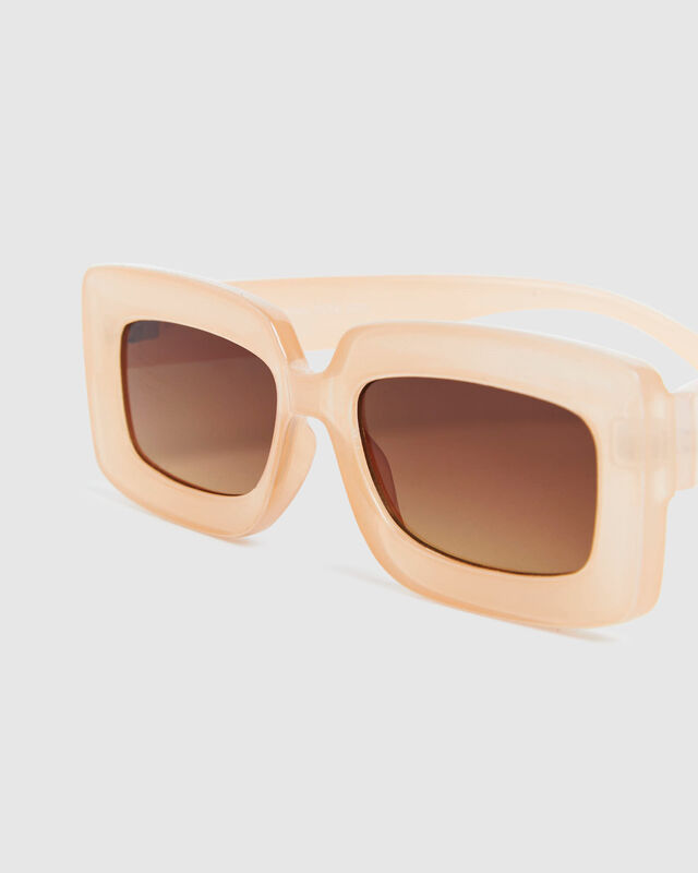 Blurred Sunglasses Peach/Brown, hi-res image number null