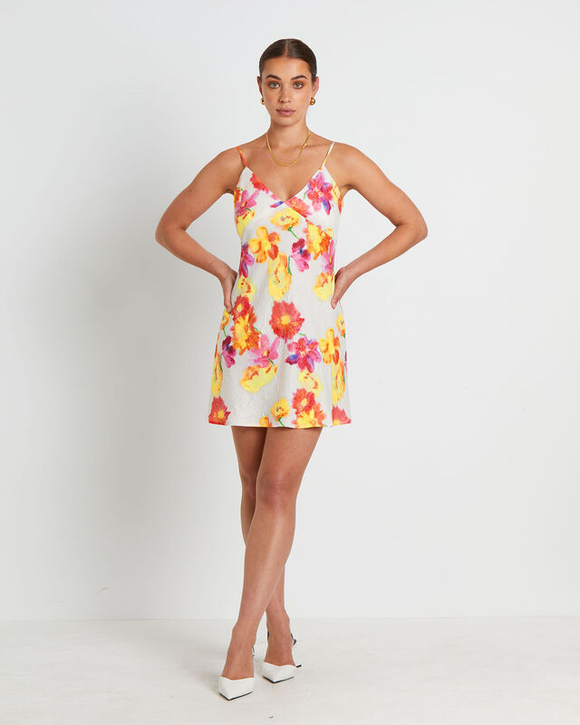Rosalia Print Mini Dress in Assorted, hi-res image number null