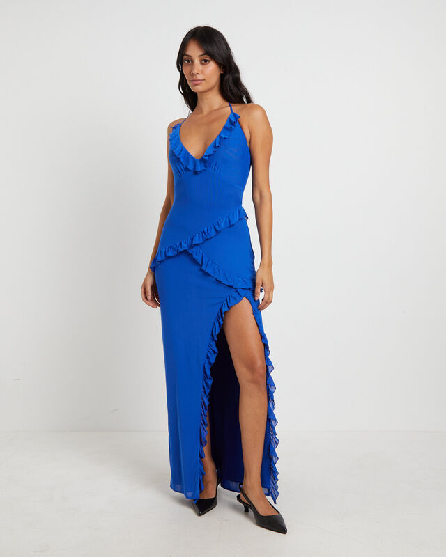 Ellidy Maxi Dress in Cobalt Blue, hi-res image number null