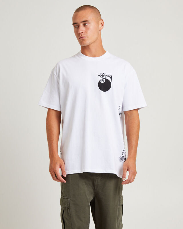 Test Strike Heavyweight Short Sleeve T-Shirt White, hi-res image number null