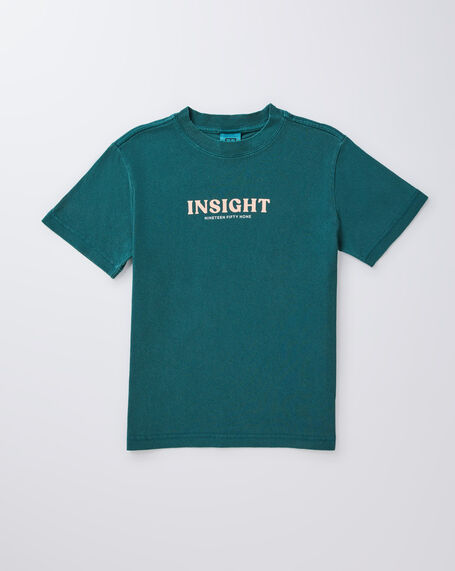 Teen Boys Atom Short Sleeve T-Shirt in Pine Green